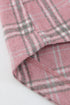 Plaid Pattern Buttoned Shirt Coat With Slits